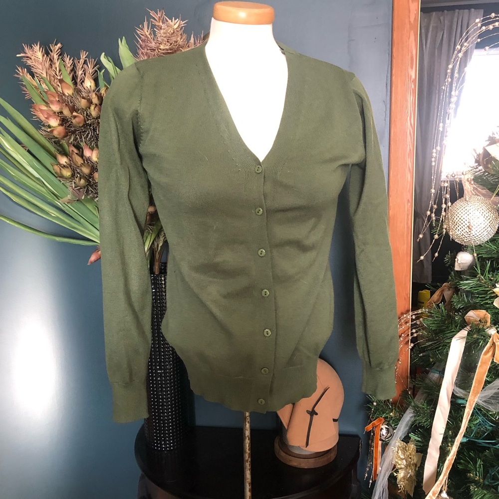 Olive Green Women's Sweater